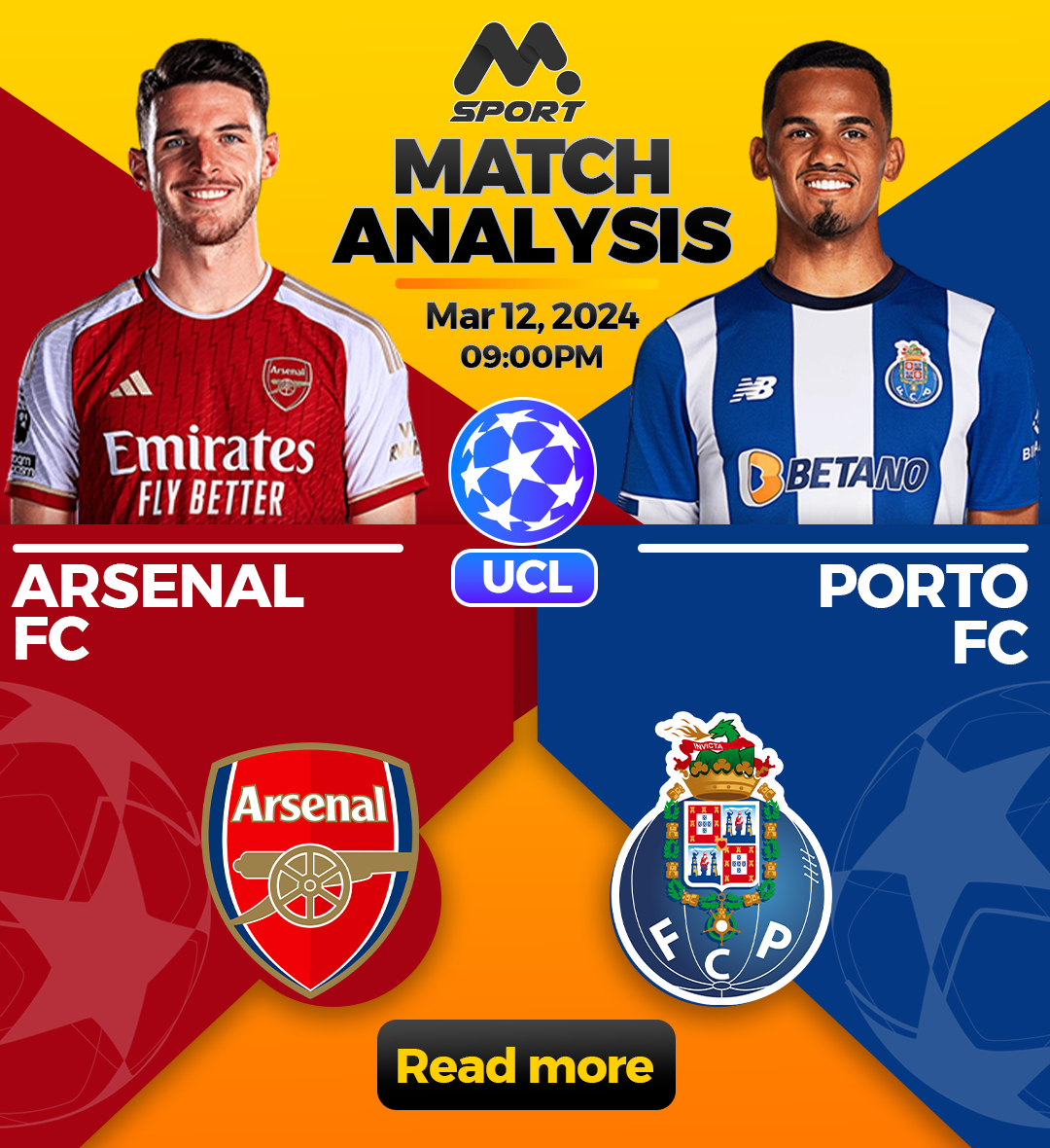Champions League Showdown: Arsenal vs. Porto- Predictions, Lineups, Team News, Odds Market