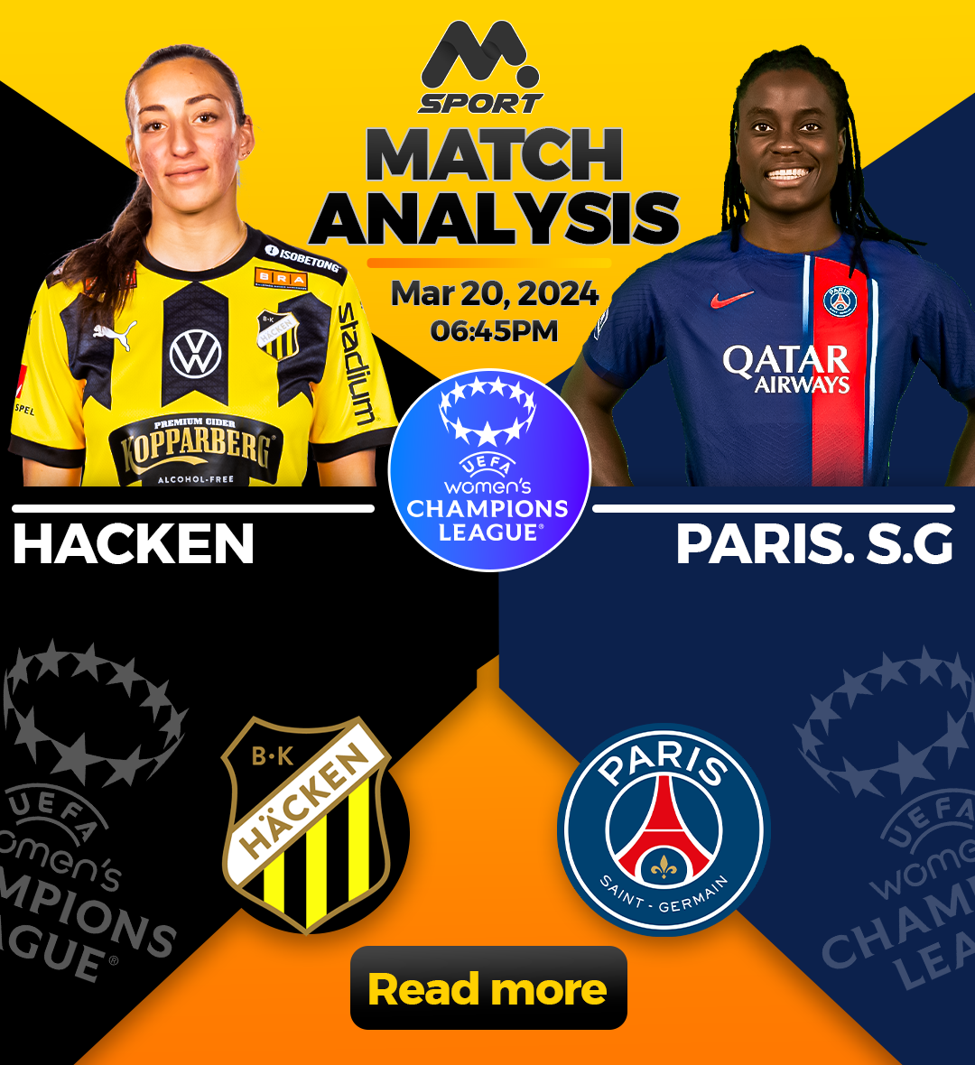 Hacken vs PSG: Can Stubborn Swedish Side that Beat Real, Beat PSG in Quarters